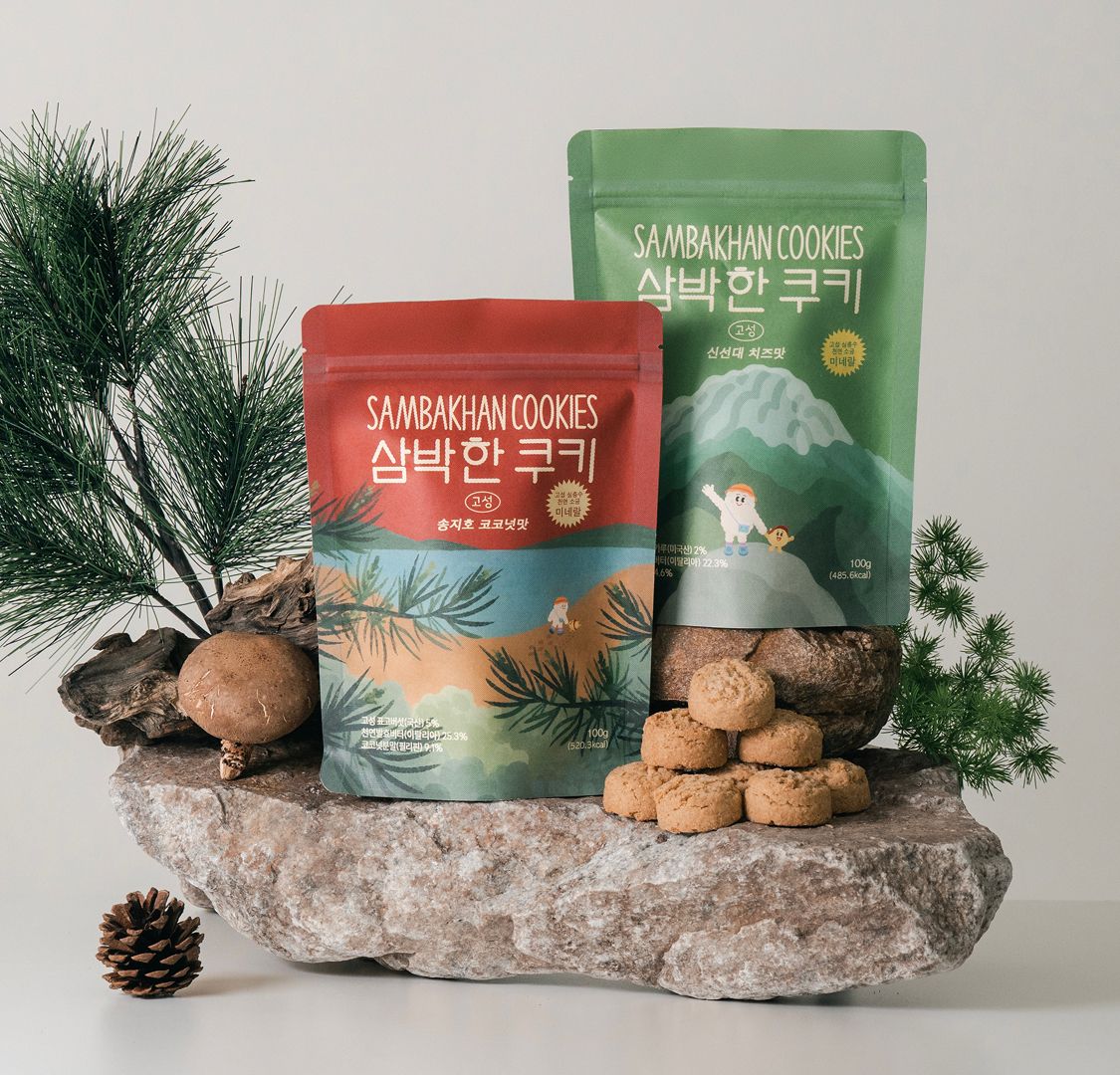 삼박한 쿠키 2종 (코코넛/치즈)