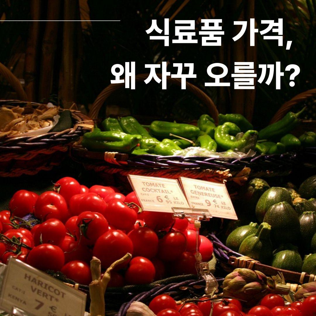 식료품 가격, 왜 자꾸 오를까?