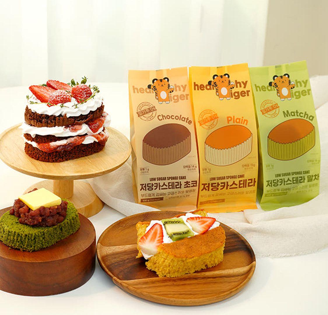 저당 카스테라100g 3종(플레인/말차/초코)