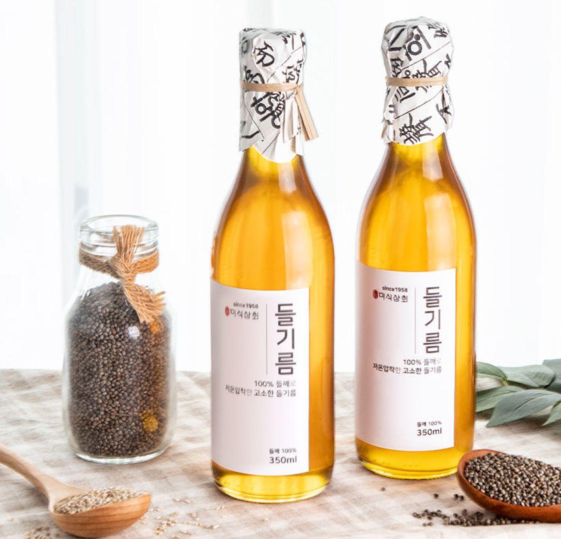 저온압착 들기름 350ml