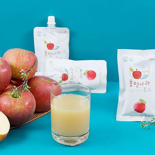 사과즙 1박스(120ml 50포)ㅣ사과 100% 착즙