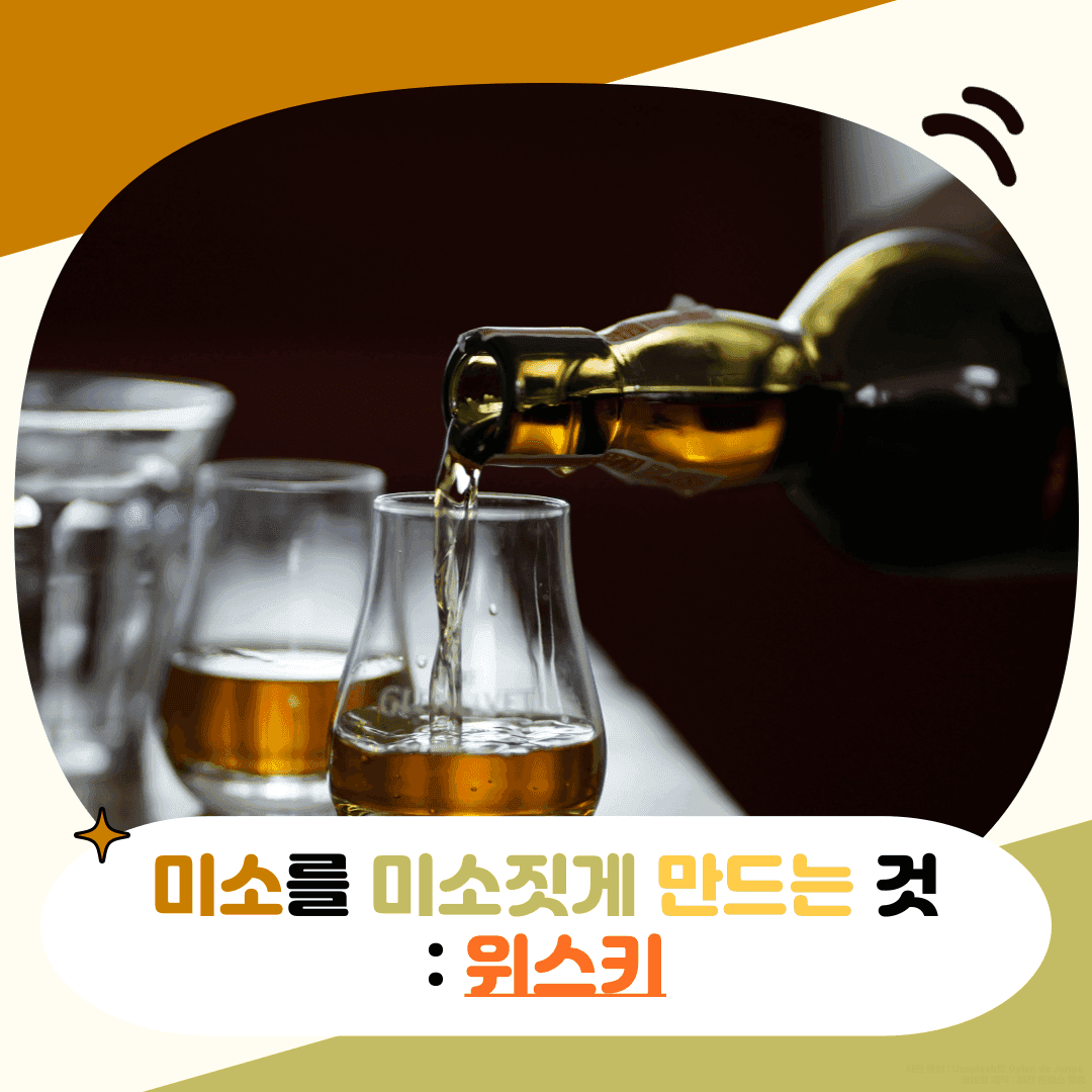 미소를 미소 짓게 만드는 것 : 위스키