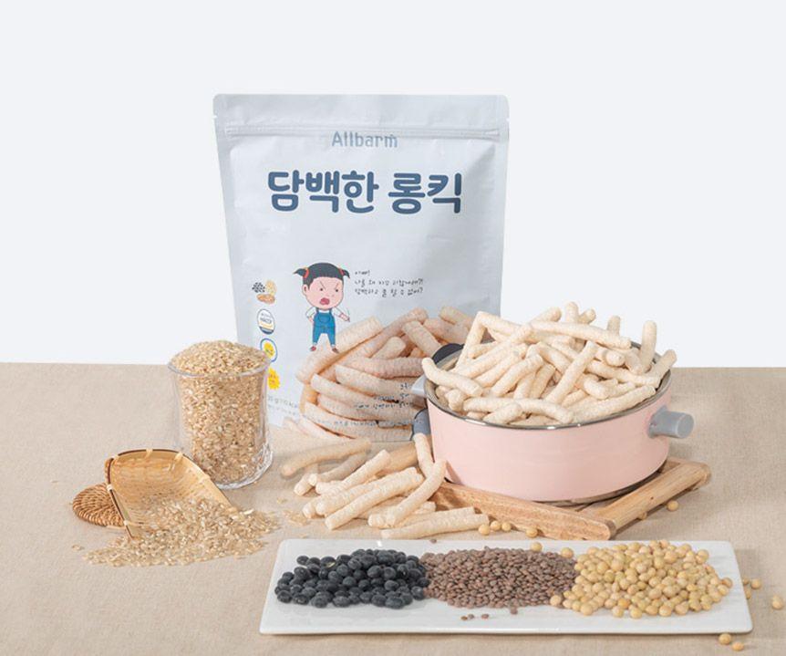 [올바름] 담백한 롱킥 30g 1봉ㅣ현미와 3가지 콩으로 만든 쌀과자