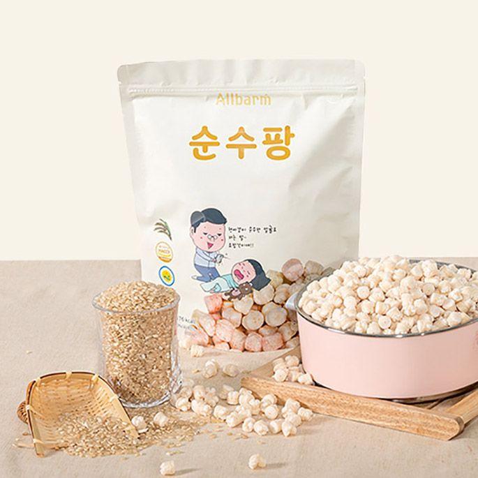 [올바름] 순수팡 50g 1봉ㅣ국내산 유기농 현미에 쌀눈을 더한