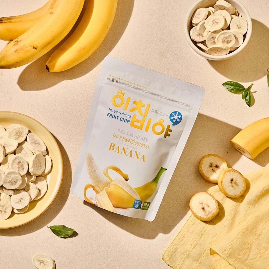 [이치비야] 동결건조 과일칩 바나나 (20g*1봉)ㅣ생과일의 맛과 영양이 그대로