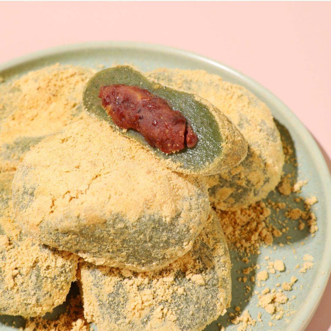 [더바른떡] 콩쑥개떡 960g (60g*16개)ㅣ해풍쑥과 통팥앙금이 가득