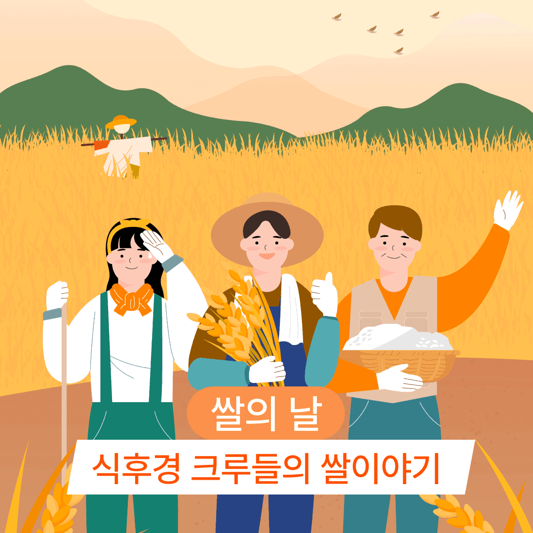 쌀의날, 식후경 크루들의 쌀 이야기
