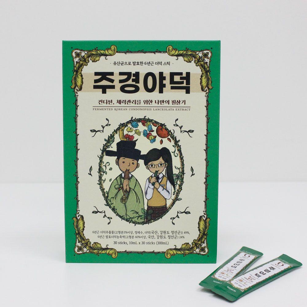 [숨인] 주경야덕 1박스 30포ㅣ6년근 더덕으로 만든 영양 간식