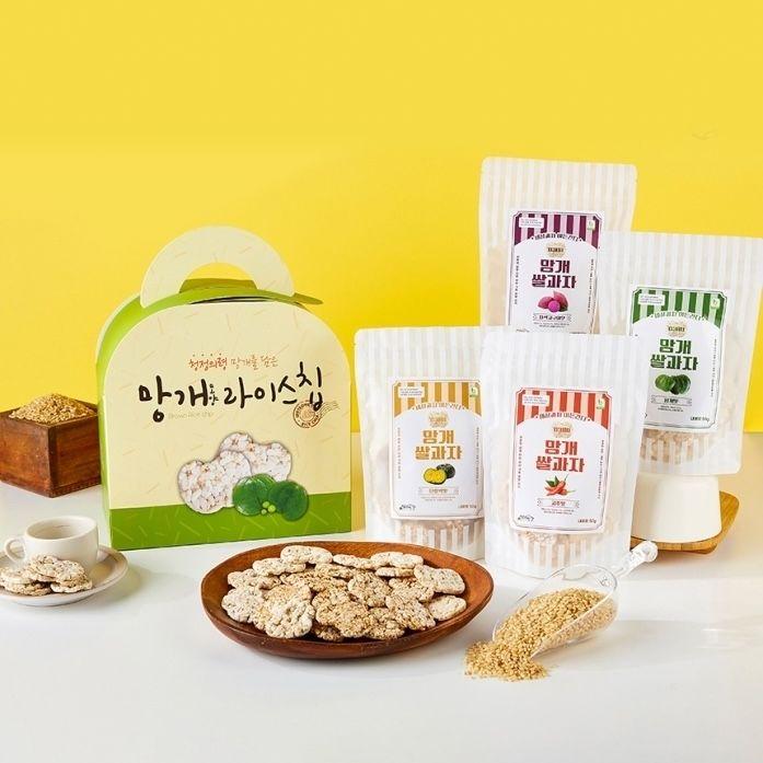 [아빠의달콤한농장] 망개 라이스칩 4종ㅣ글루텐프리, 저칼로리