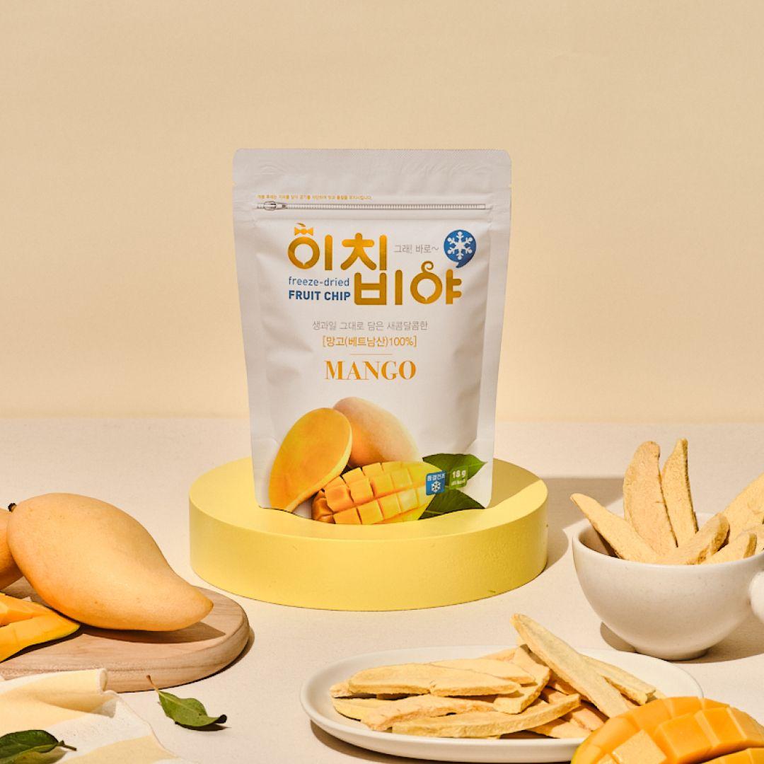 [이치비야] 동결건조 과일칩 망고 (18g*1봉)ㅣ생과일의 맛과 영양이 그대로