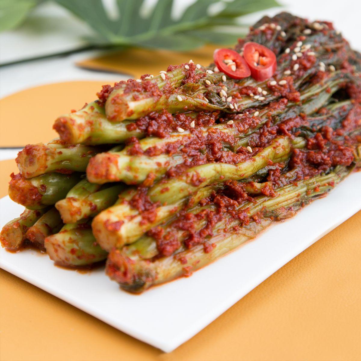 [더아삭] 갓김치 2kg, 3kg, 5kgㅣ톡 쏘는 맛과 알싸한 맛이 일품인 전라도 김치