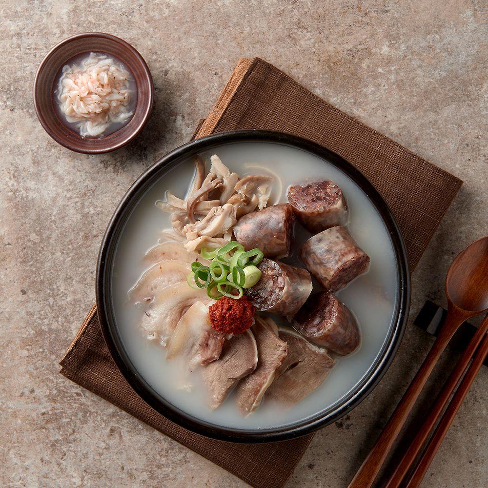 [신포순대] 신포순대국 600g 1봉ㅣ수제 찹쌀순대와 진한 사골 육수가 일품