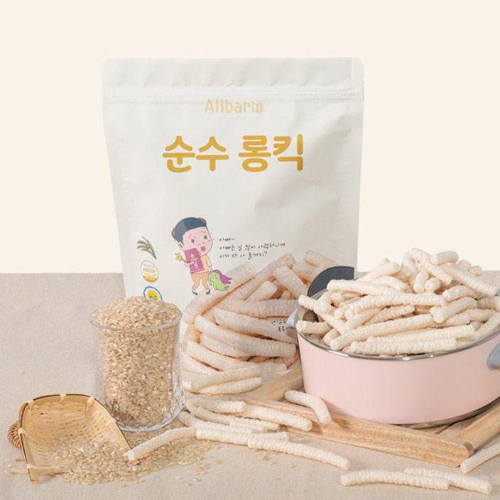 [올바름] 순수 롱킥 30g 1봉ㅣ 국내산 유기농 현미 100% 쌀과자