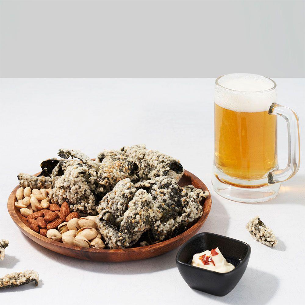 [민하네식탁] 찹쌀 김부각 50g, 150g 1봉ㅣ엄선된 재료로 건강하게 튀긴 수제 김부각