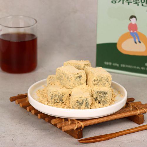 [더바른떡] 콩가루 쑥 인절미 600g 1박스ㅣ해풍맞은 생쑥을 가득 넣은 간편 간식