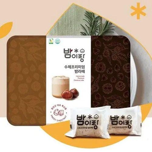 [밤마리] 밤이랑 밤라떼 1박스 (70g x 4개입 / 10개입 / 16개입)ㅣ합천밤 100%로 더 건강하게 즐기는