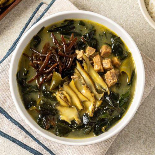 [여수해적] 뜸북미역국 500g(250g*2팩)ㅣ신선한 뜸부기와 전복이 듬뿍