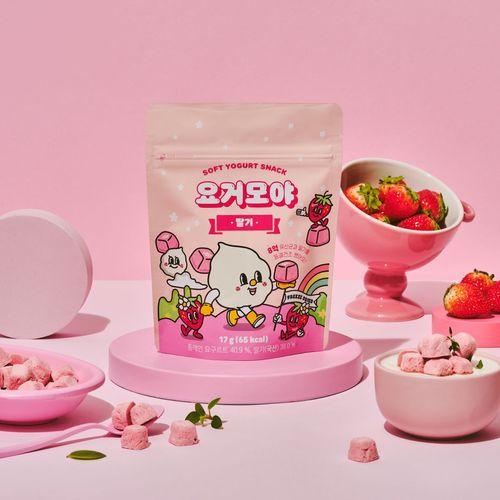 [이치비야] 요거모야 요거트 큐브 딸기 (17g*1봉)ㅣ요거트와 과일의 맛과 영양 그대로