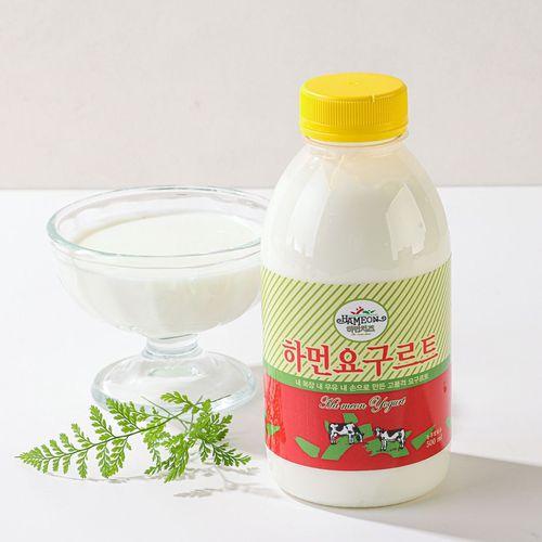 [안터원목장] 하먼요구르트 플레인 500ml | 신선한 무항생제 원유로 만든