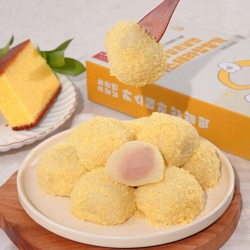 [더바른떡] 카스테라 찹쌀떡 850gㅣ매력적인 백앙금이 가득 들어간 겉달속촉 찹쌀떡