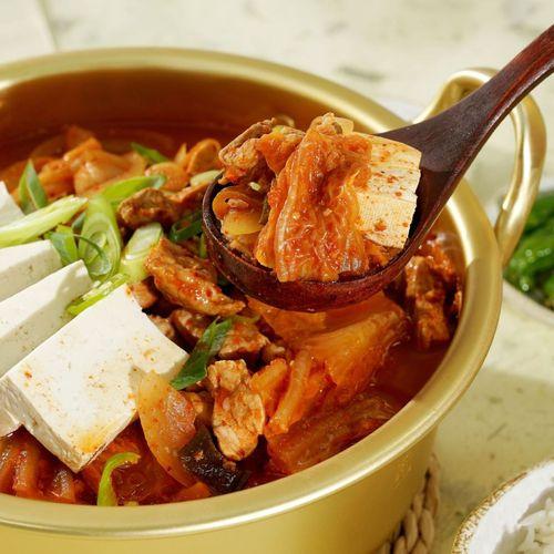 [아임셰프] 고기듬뿍 시골 김치찌개 | 870g (2인분)