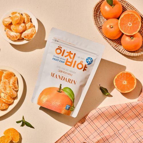 [이치비야] 동결건조 과일칩 감귤 (17g*1봉)ㅣ생과일의 맛과 영양이 그대로