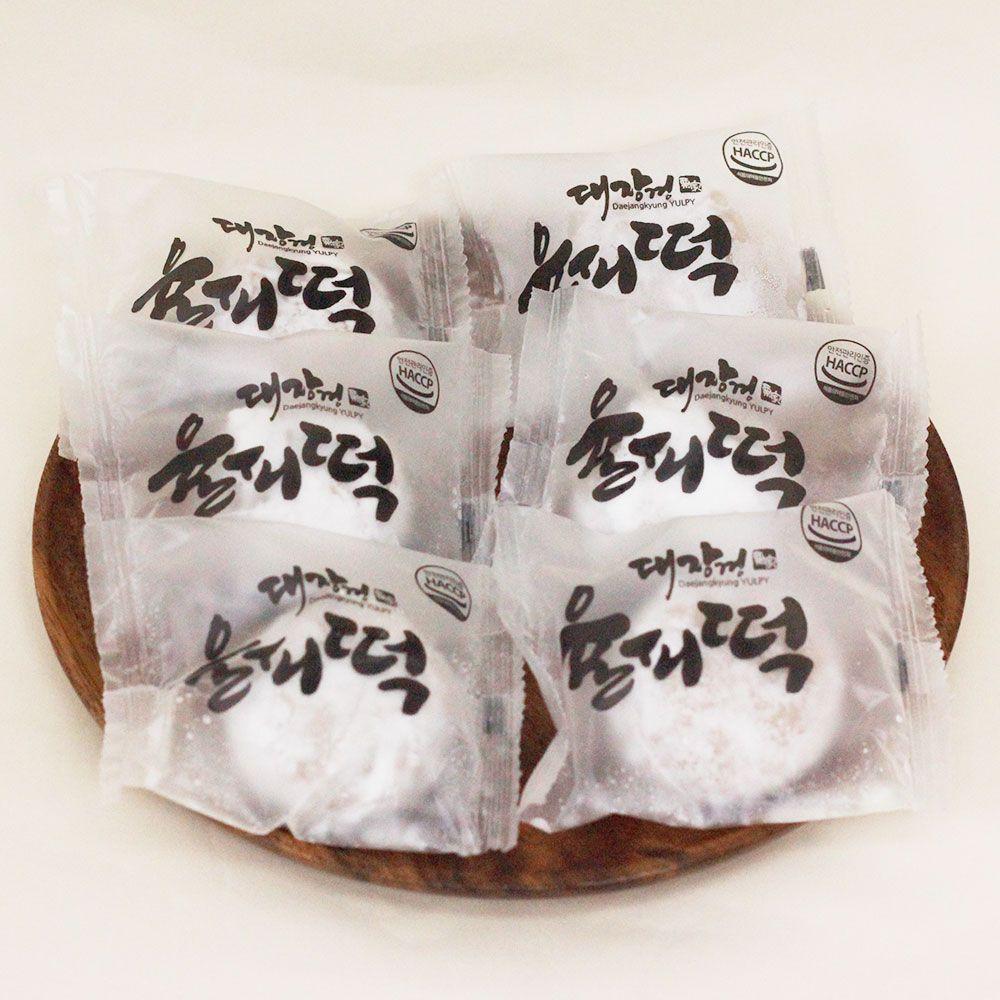 [밤마리] 율피찹쌀떡 1박스 (40g x 12개입)ㅣ달콤한 밤과 견과류로 속을 꽉 채운