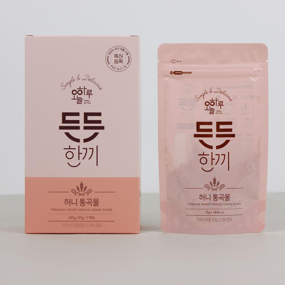 [푸른솔푸드] 든든한끼 허니통곡물 1박스 (35g x 7개입)ㅣ언제 어디서나 즐기는 간편한 식사