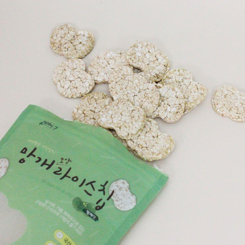 [아빠의달콤한농장] 망개맛 라이스칩 50g 1봉ㅣ자연 그대로의 고소함을 담은 건강 간식